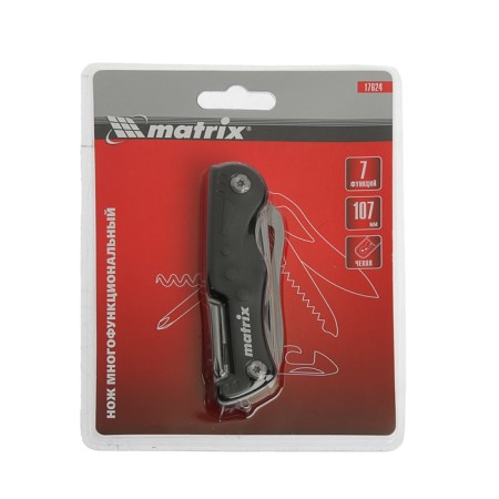 Matrix 17624 multifunctional tool, 7 functions, 107 mm, in the case-6