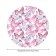 Tables on the table “Bright butterflies”, round, oxford, elastic band, size 120x120 cm, diameter 75-100 cm