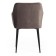 Bremo Mod chair. 708 fabric/metal, 58x55x83cm, dark gray 14/black