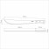 Garden Machete, length 58 cm, steel, for chopping shrub, Tramontina