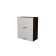 Wardrobe Polina 600x300x720 with 2 lifting doors of Wenge/Bodeg