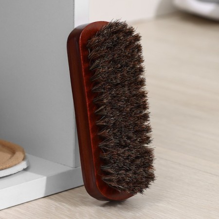 Hair shoe brush, 13 × 5 × 4 cm