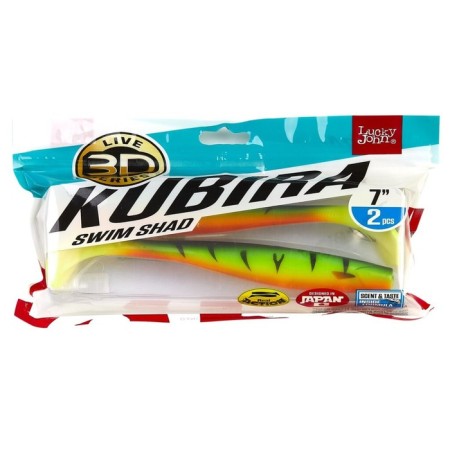 Vibro -highs LJ 3D Series Kubira Swim Shad 7.0in (17.50)/PG19 2pcs.-2