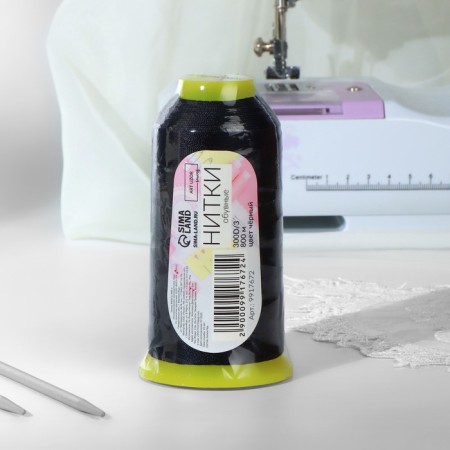 Shoe threads, 300d/3, 800 m, black color-3