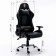 Playing armchair Brabix Lumen GM-50 RGB, backlight, two pillows, eco-leather, black