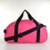 Sports bag with lightning, long belt, external pocket, pink color