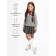 Cardigan Children's Knit, height 134 cm, gray color