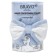 A set of towels "Glamor", size 25x65 cm, 37x75 cm, blue color