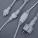 Garland "curtain" 2 x 1.5 m, IP65, UMS, white thread rubber, 360 LED, white glow, 220 V