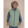 Vest for boys, height 140 cm, jeans color