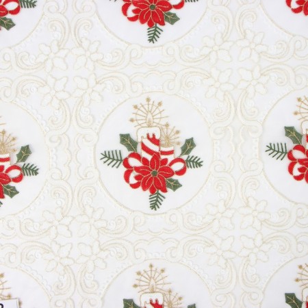 The tablecloth of Ethel "New Year" with embroidery, 85 x 85 ± 5 cm, p/e-5