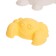 Set for playing in the sand: bucket, sieve, scoop, rake, 4 molds