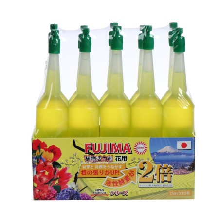 Japanese Fujima fertilizer for indoor flowers and trees, yellow, 35 ml, 10 pcs.-1