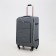 Small suitcase 24 "On the zipper, code castle, with extension, the color is gray
