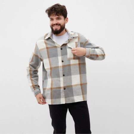 Male shirt in the MIST cage, size 46, gray-5