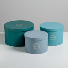Set of hats for colors 3 in 1, gift packaging, “turquoise”, 18 x 13 cm - 25 x 15 cm