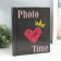 Photo album magnetic 20 sheets "3D heart with crown" 29x24x2 cm