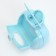 A scoop for cleaning dogs with packet pocket pockets, 16 cm x 10 cm, blue 7333737