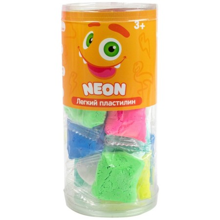Light Crazy Clay plasticine, NEON (Mini) Tutti-Frutti set-3