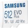 MicrosdxcC Samsung 512GB MB-MC512KA EVO Plus + Adapter memory card
