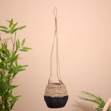 Kashpo wicker, suspended 15x15x60 cm