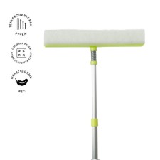 Glass cleaner, with a telescopic pen 40-68 cm, with a removable nozzle of 27 x 3.2 cm