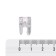 Goodyear flag fuses "mini", set 50 pcs, 25 a