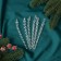 Jewelry decoration "Wave icicle" (set 6 pcs) 13x1 cm, transparent