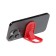 Luazon phone stand, folding, oval, adjustable height, red