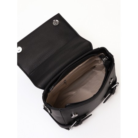Women's bag, 22*11*17, lightning department, belt long, black-8