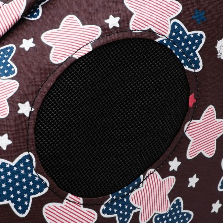 Animal bar bag "Star", size L, 53 x 21 x 29 cm, burgundy-5