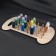 Little stand for 28 pcs, wall/desktop, 35 × 20 cm, beige color