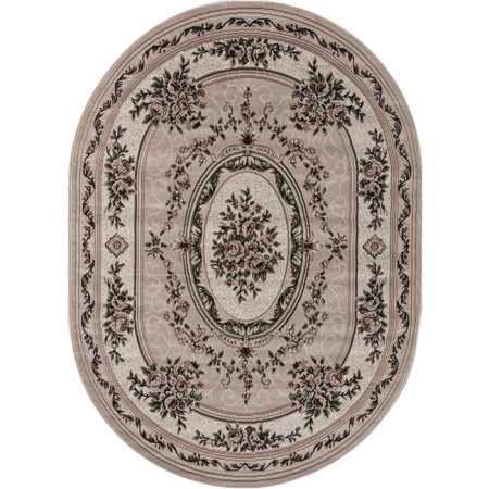Oval Merinos Gavana carpet, size 250x350 cm, color Beige