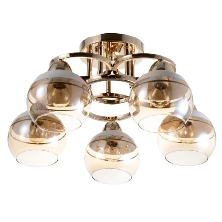 Iris chandelier 5he27 40W gold 47x47x23 cm Bayerlux