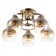 Iris chandelier 5he27 40W gold 47x47x23 cm Bayerlux