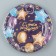 Disposable paper plate "Happy Birthday" Girland with balls, 23 cm