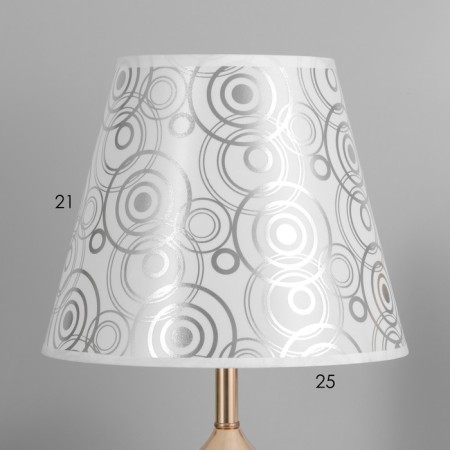 Viva table lamp E27 40W gold 25x25x47 cm Risalux-2