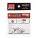 Hooks Kujira Universal 180, BN color, No. 6, 10 pcs.