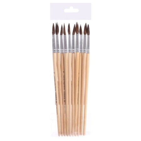 Squirrel Brush Round No. 6, handle tree-1