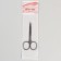 Scissors manicure, bent, 9 cm, silver color