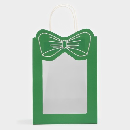Gift package with the eye "Bant", 19 x 26 x 13 cm, green-2