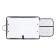 A4 labor folder with handles, 325 x 230 x 25 mm, zipper around, folding bar, plastic, PTR-6 calligrata "Pixels"