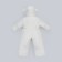 Kinderlitto transformer Kinderlitto "Orsetto", height 68-80 cm, white color