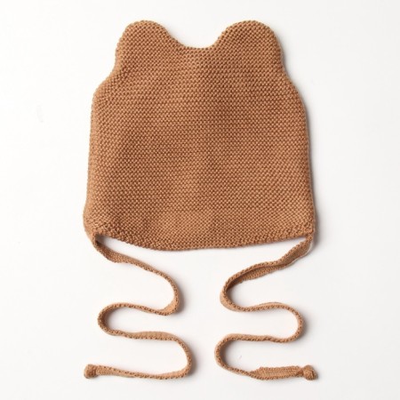Children's hat minku rr 44-46, brown color-6