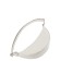 Bag over the shoulder, lightning department, light gray color 12x40x15cm
