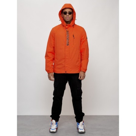 Sports male jacket, size 52, orange color-14