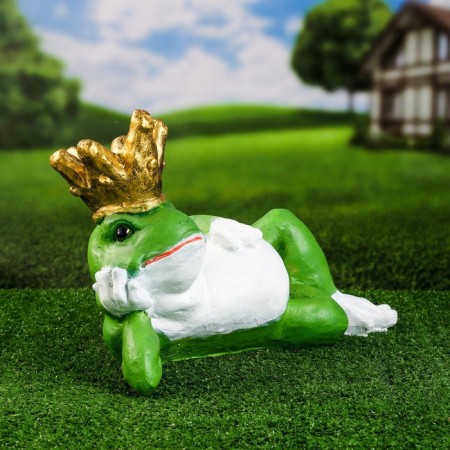 Garden figure "Princess Frog" 39x28x20cm-3