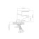 Bida mixer BOOU B8282-6, single-leaf, chrome