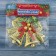 Jewelry decoration "double bell with balls and ribbon" 12.3x9.5 cm, mix