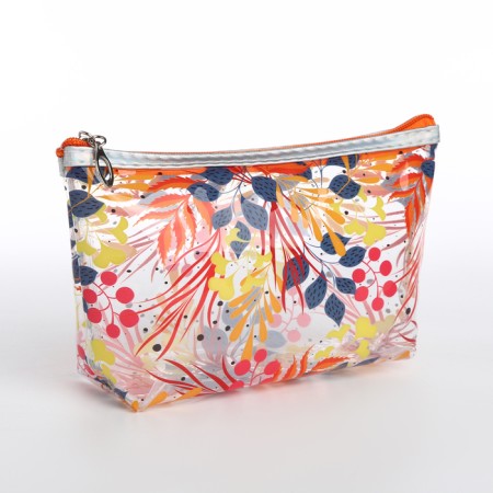 Lightning cosmetic bag, orange color